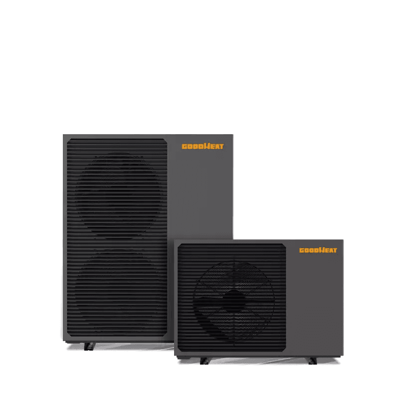 GoodHeat Monobloc warmtepomp, vrijstaand weergegeven.